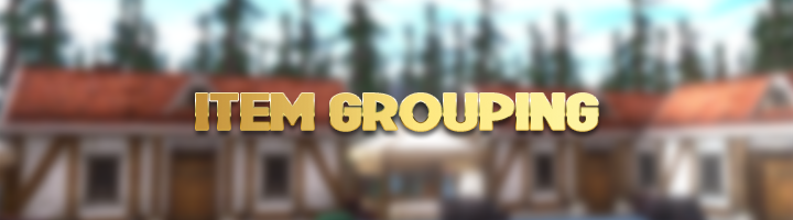 Item Grouping Banner