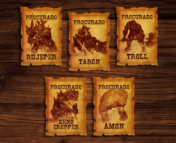 Monstros Agmos procurados Banner