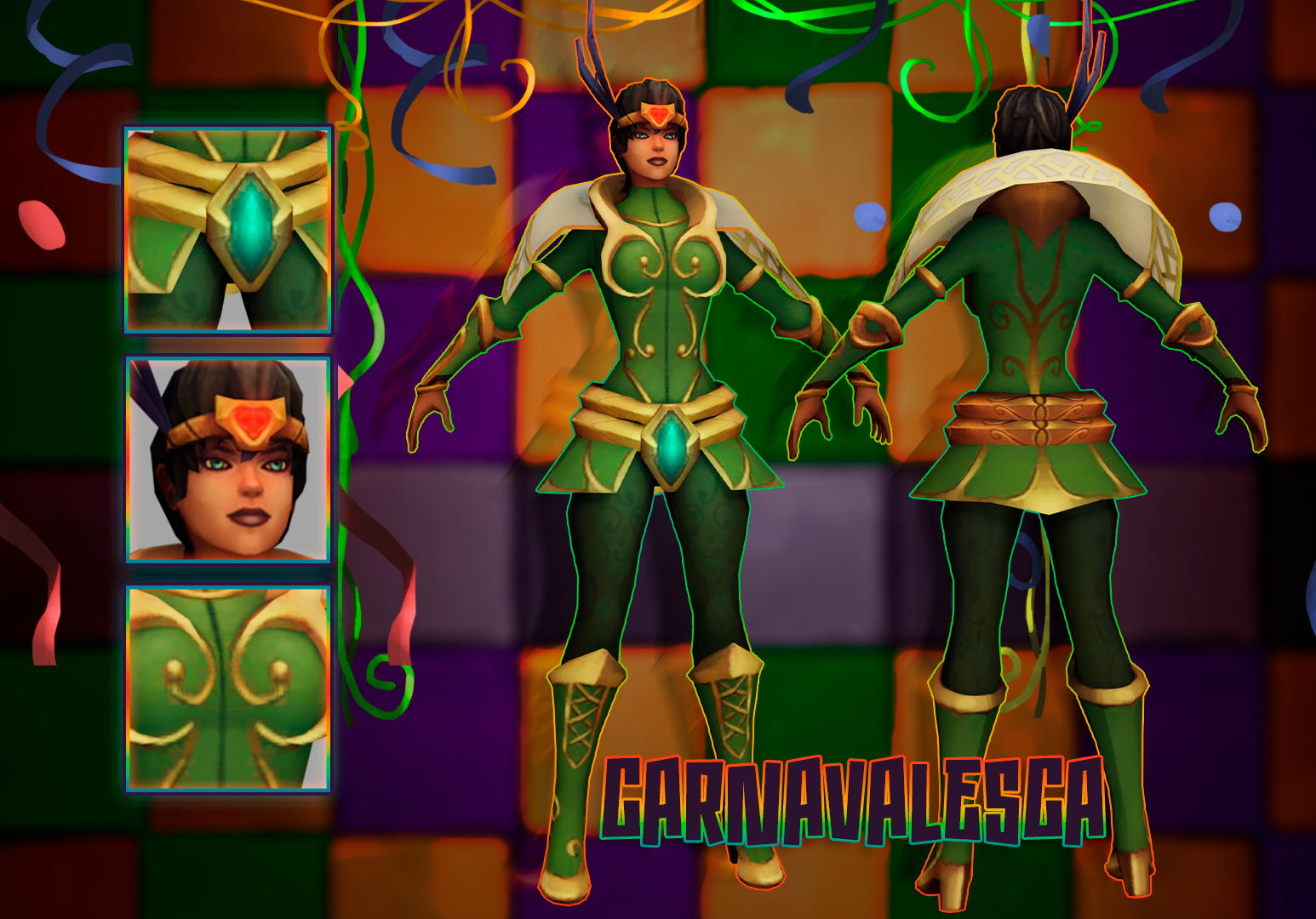 Carnival Costume Banner