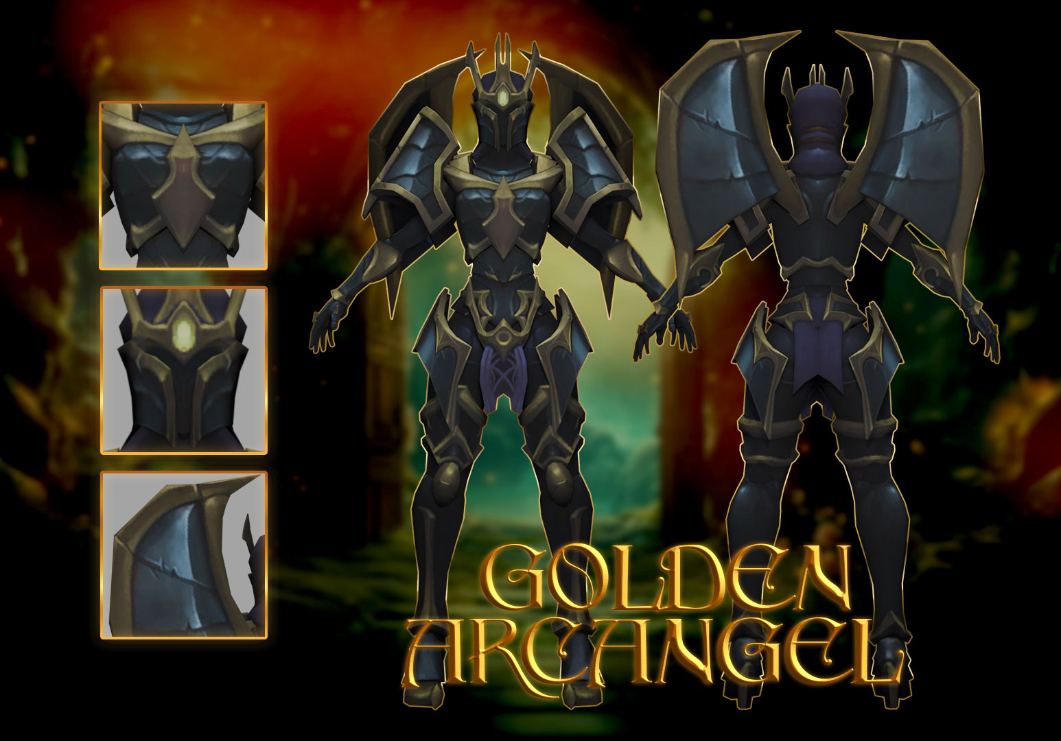 Traje Golden Archangel Banner