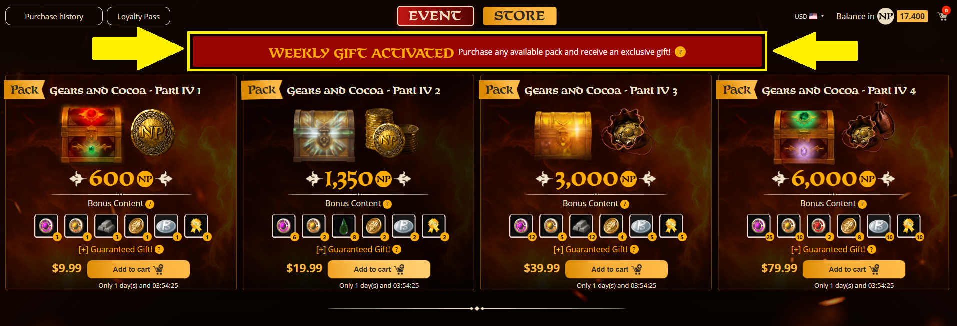 Active Weekly Giveaway Banner Banner