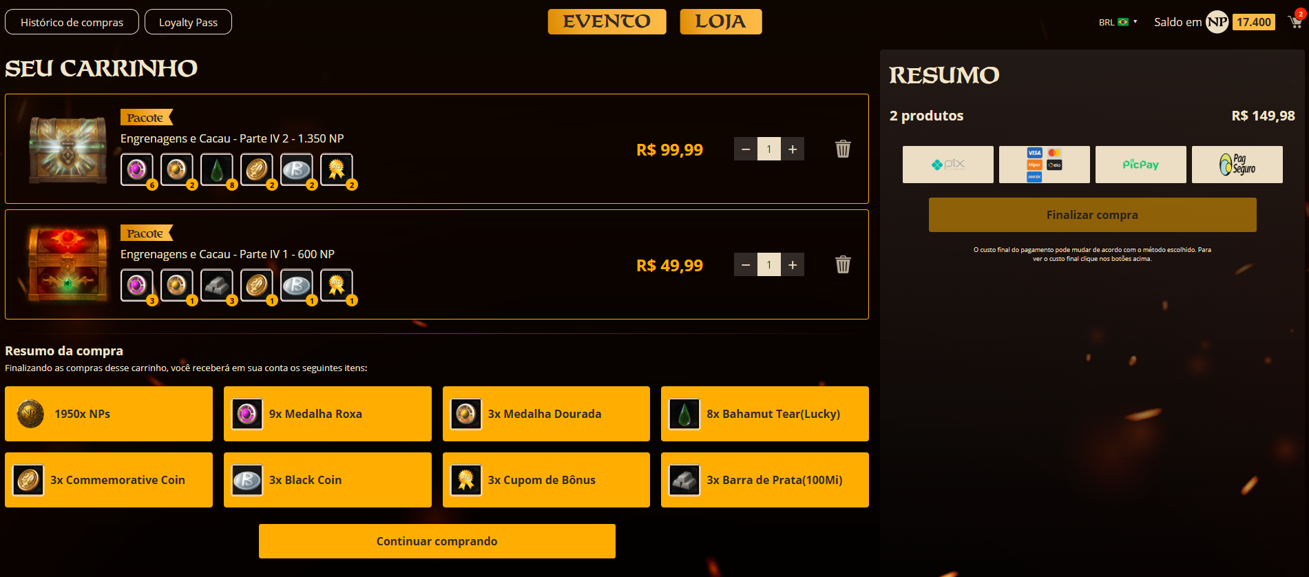 Carrinho de Compras Banner