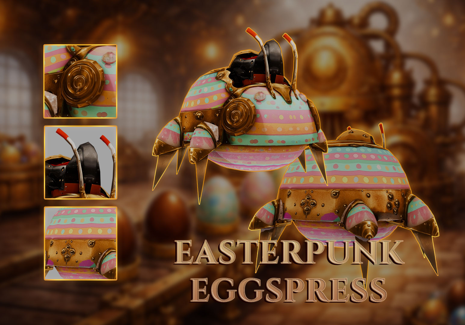Easterpunk Eggspress Banner