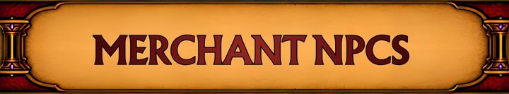 Merchant NPCs Banner