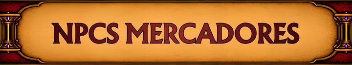 NPCs Mercadores Banner