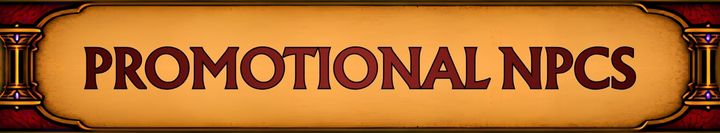 Promotional NPC's Banner