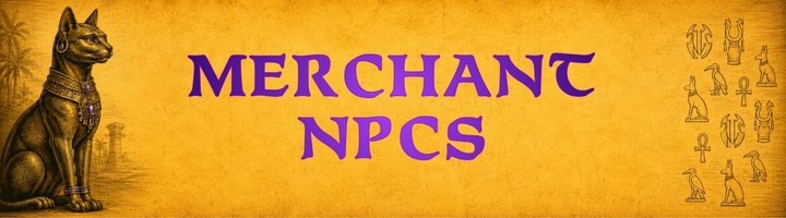 Merchant NPCs Banner