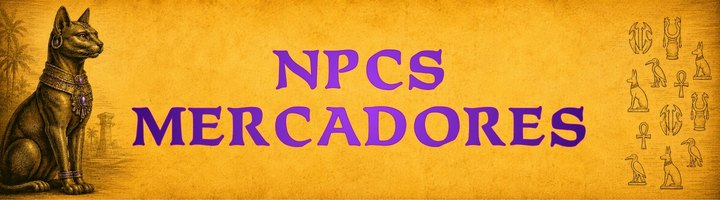 NPCs Mercadores Banner