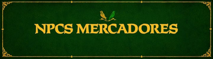 NPCs Mercadores Banner