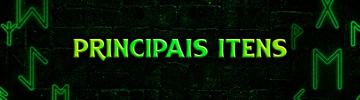 Principais itens title=