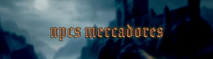 NPCs Mercadores Banner